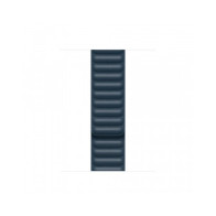 Cinturino Apple Watch 38/40/41mm - Blu Baltico - Leather Link - Large