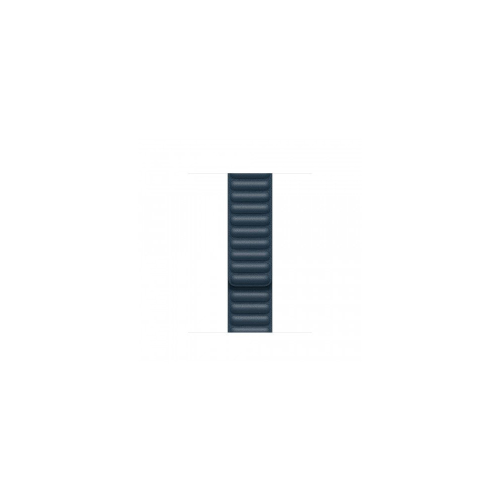Cinturino Apple Watch 38/40/41mm - Blu Baltico - Leather Link - Large