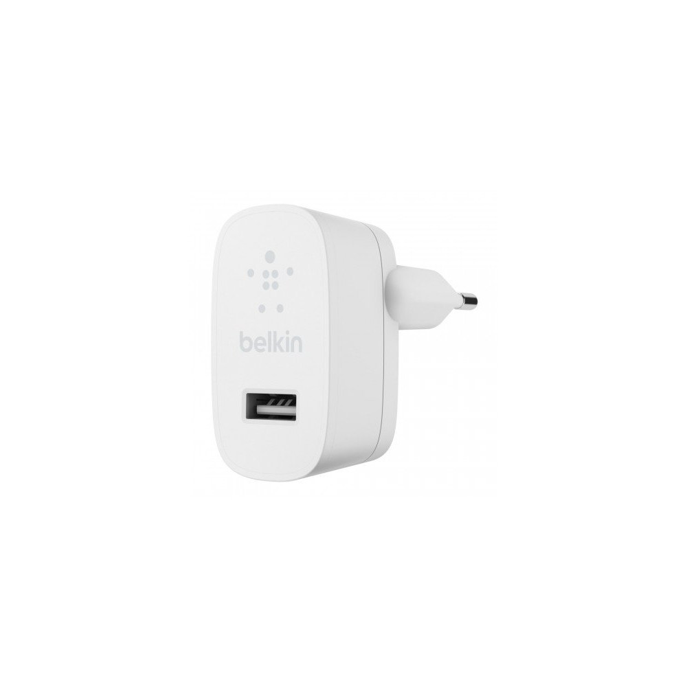 CARICABATTERIE CON PORTA USB-A 12W - BIANCO