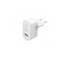 CARICABATTERIE CON PORTA USB-A 12W - BIANCO