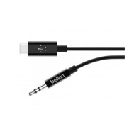 CAVO AUX DA USB-C A AUDIO JACK 3.5MM - 1,8 METRI - NERO