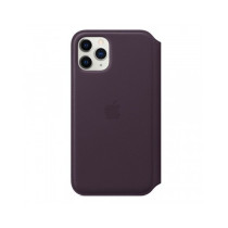 iPhone 11 Pro Leather Folio - Aubergine
