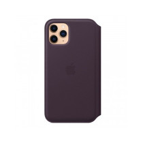 iPhone 11 Pro Leather Folio - Aubergine