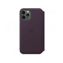 iPhone 11 Pro Leather Folio - Aubergine
