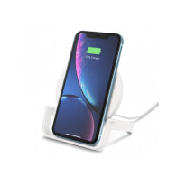 SUPPORTO DI RICARICA WIRELESS 10W CON ALIMENTATORE - BIANCO