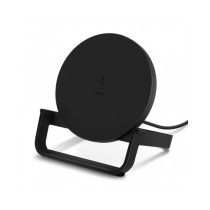 SUPPORTO DI RICARICA WIRELESS 10W CON ALIMENTATORE - NERO