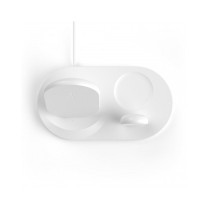 SUPPORTO WIRELESS 3 IN 1 - STAND + WATCH + AIRPODS - BIANCO