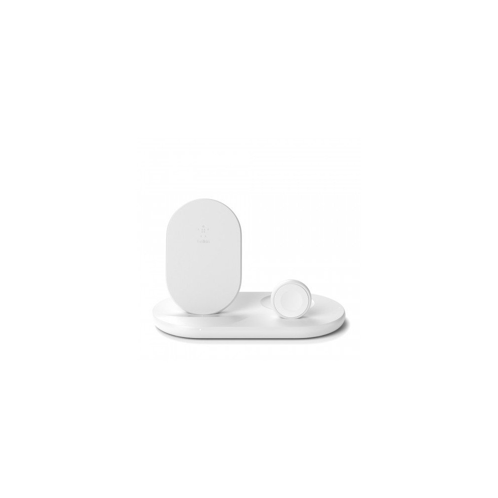 SUPPORTO WIRELESS 3 IN 1 - STAND + WATCH + AIRPODS - BIANCO