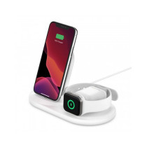SUPPORTO WIRELESS 3 IN 1 - STAND + WATCH + AIRPODS - BIANCO
