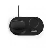 SUPPORTO WIRELESS 3 IN 1 - STAND + WATCH + AIRPODS - NERO