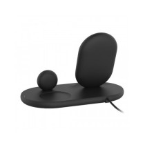 SUPPORTO WIRELESS 3 IN 1 - STAND + WATCH + AIRPODS - NERO