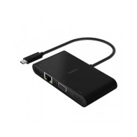 ADATTATORE MULTIMEDIALE USB-C - HDMI - VGA - USB - ETHERNET + RICARICA