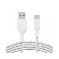 CAVO INTRECCIATO DA USB-C A USB-A 1M - BIANCO