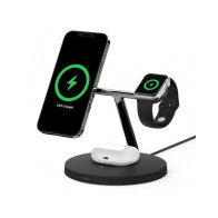 SUPPORTO DI RICARICA WIRELESS MAGSAFE 3 IN 1 - NERO