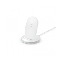 SUPPORTO DI RICARICA WIRELESS 15W CON ALIMENTATORE - BIANCO