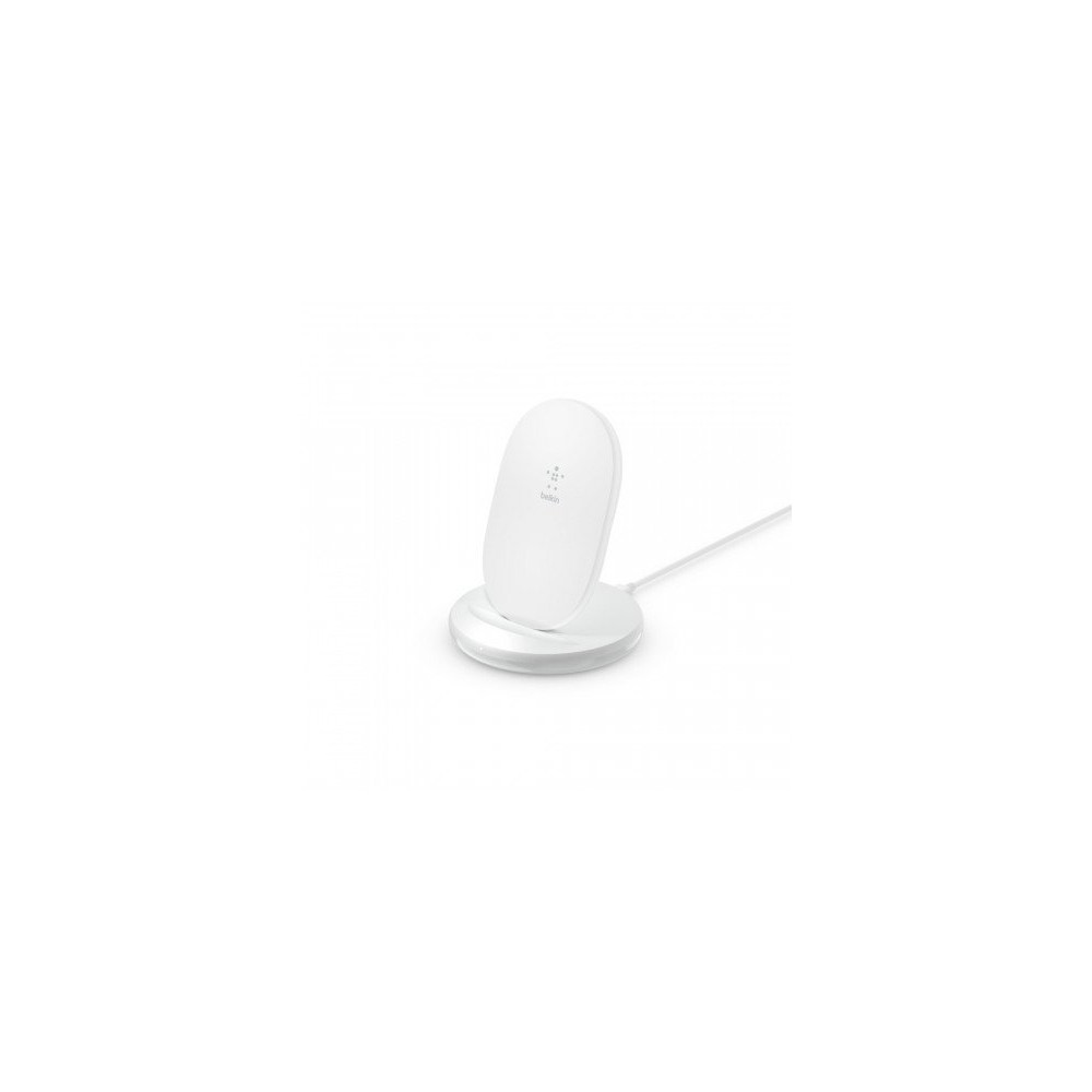 SUPPORTO DI RICARICA WIRELESS 15W CON ALIMENTATORE - BIANCO