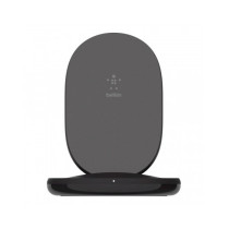 SUPPORTO DI RICARICA WIRELESS 15W CON ALIMENTATORE - NERO