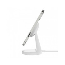 SUPPORTO DI RICARICA WIRELESS MAGNETICO PER MAGSAFE + PSU - BIANCO