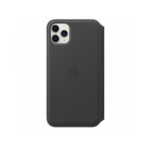 iPhone 11 Pro Max Leather Folio - Black