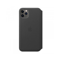 iPhone 11 Pro Max Leather Folio - Black