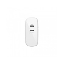 ALIMENTATORE GAN 68W CON 2 PORTE USB-C - BIANCO