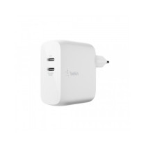 ALIMENTATORE GAN 68W CON 2 PORTE USB-C - BIANCO
