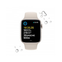 2023 Apple Watch SE GPS 44mm Galassia Cassa in alluminio con Galassia Sport Band