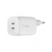 CARICABATTERIE 65W PPS DUAL USB-C GAN UNIVERSALE - BIANCO