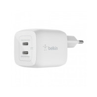 CARICABATTERIA DA PARETE DOPPIO GAN USB-C PPS 45W - BIANCO