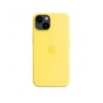 Custodia con Magsafe in Silicone per iPhone 14 Plus - Giallo canarino