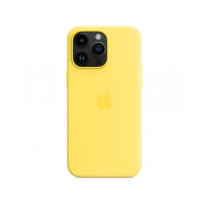 Custodia con Magsafe in Silicone per iPhone 14 Pro Max - Giallo canarino