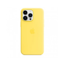 Custodia con Magsafe in Silicone per iPhone 14 Pro Max - Giallo canarino