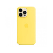Custodia con Magsafe in Silicone per iPhone 14 Pro Max - Giallo canarino