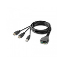 2-PORT DUAL HEAD HDMI KVM SWITCH PP4.0 W/REMOTE