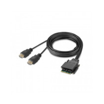 2-PORT DUAL HEAD HDMI KVM SWITCH PP4.0 W/REMOTE