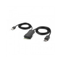 2-PORT SINGLE HEAD DP KVM SWITCH PP4.0 W/REMOTE