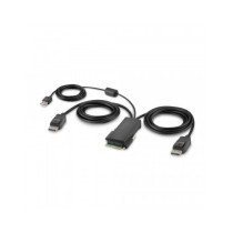 4-PORT DUAL HEAD DP KVM SWITCH PP4.0 W/REMOTE