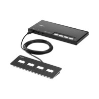 4-PORT DUAL HEAD HDMI KVM SWITCH PP4.0 W/REMOTE