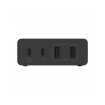ALIMENTATORE GAN 108W CON PORTE 2X USB-C + 2X USB-A - NERO