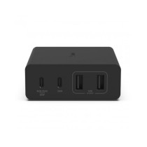 ALIMENTATORE GAN 108W CON PORTE 2X USB-C + 2X USB-A - NERO