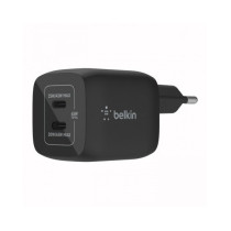 CARICABATTERIA DA PARETE DOPPIO GAN USB-C PPS 45W - NERO