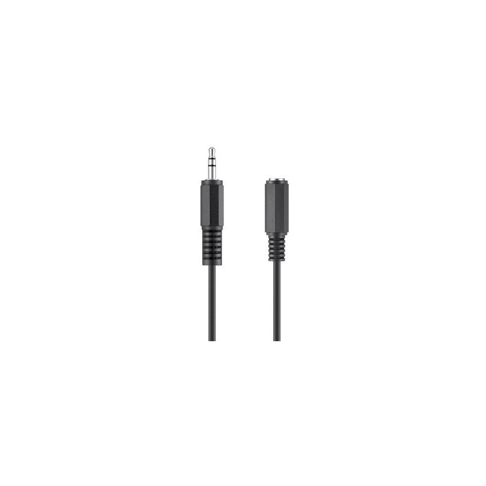 CAVO AUDIO 3.5MM M/F 3.5M NERO