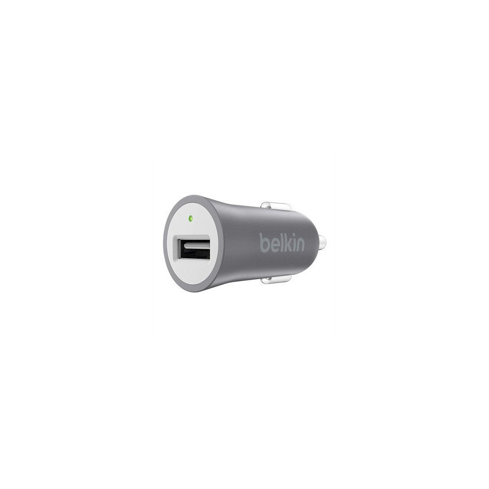 MINI CARICABATTERIE USB DA AUTO METALLICO MIXIT 2,4 A 5W - GREY