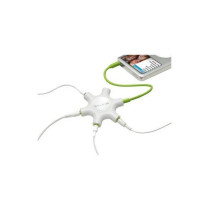 ROCKSTAR -  SPLITTER AUDIO 5 VIE BIANCO