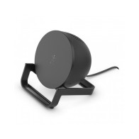 SUPPORTO DI RICARICA WIRELESS 10W CON SPEAKER - NERO