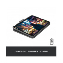 Logitech Slim Folio, custodia con Tastiera Bluetooth per iPad 10.9 (2024/2025)
