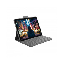 Logitech Slim Folio, custodia con Tastiera Bluetooth per iPad 10.9 (2024/2025)