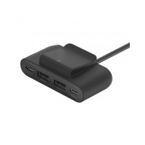 4-PORT USB POWER EXTENDER 2M - NERO