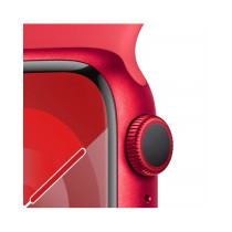 Apple Watch Series 9 GPS 41mm Cassa in alluminio rosso - Cinturino sport rosso - M/L