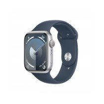 Apple Watch Series 9 GPS 45mm Cassa in alluminio argento - Cinturino sport  blu tempesta - S/M